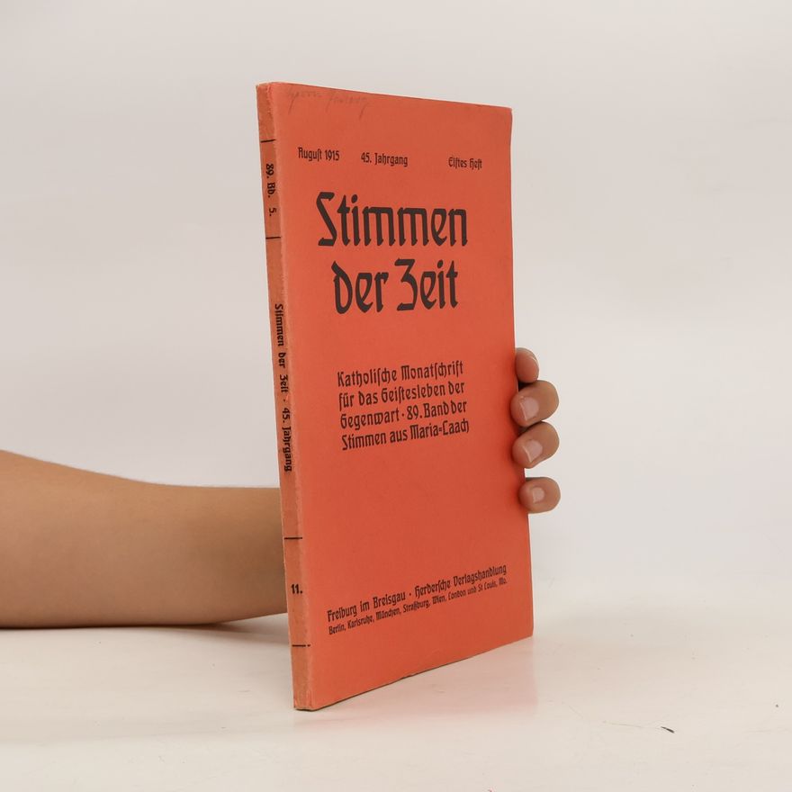 Kolektiv autorů Stimmen der Zeit 11/1915