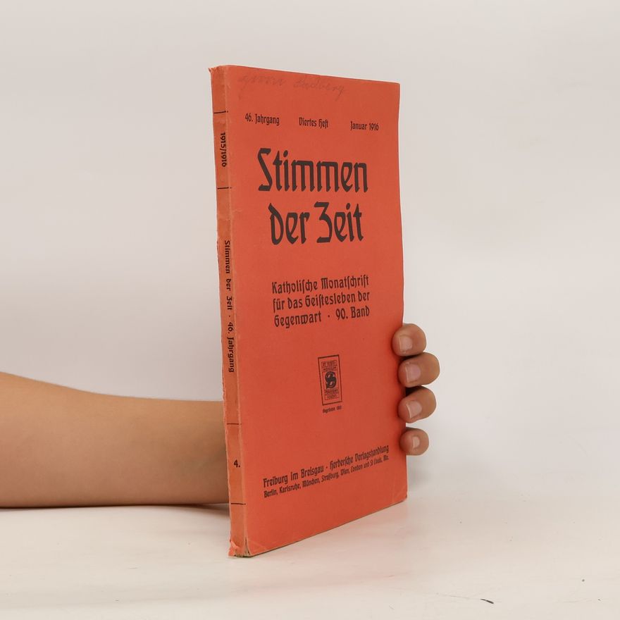 Kolektiv autorů Stimmen der Zeit 4/1916