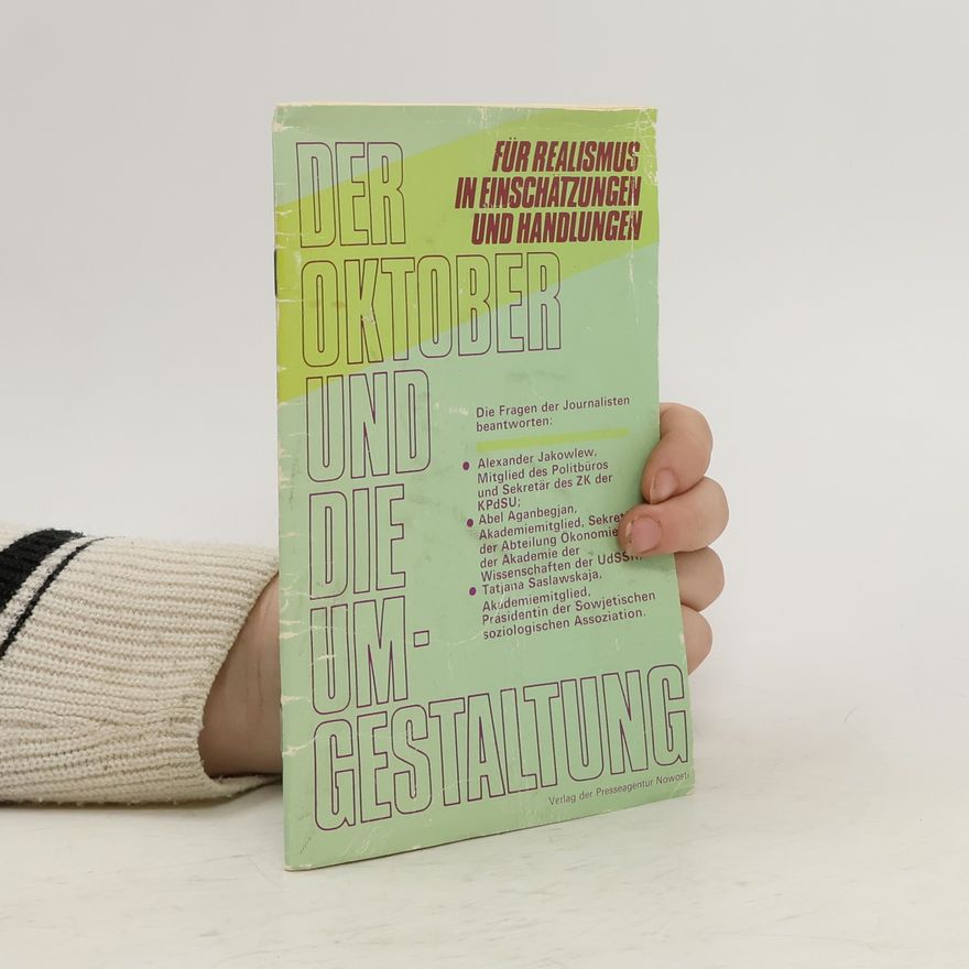 Autorenkollektiv Der Oktober und die Um-Gestaltung
