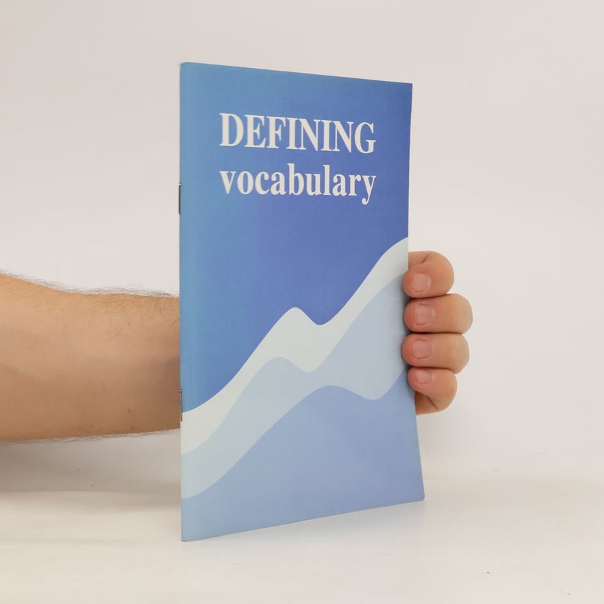 Darina Marčeková Defining vocabulary