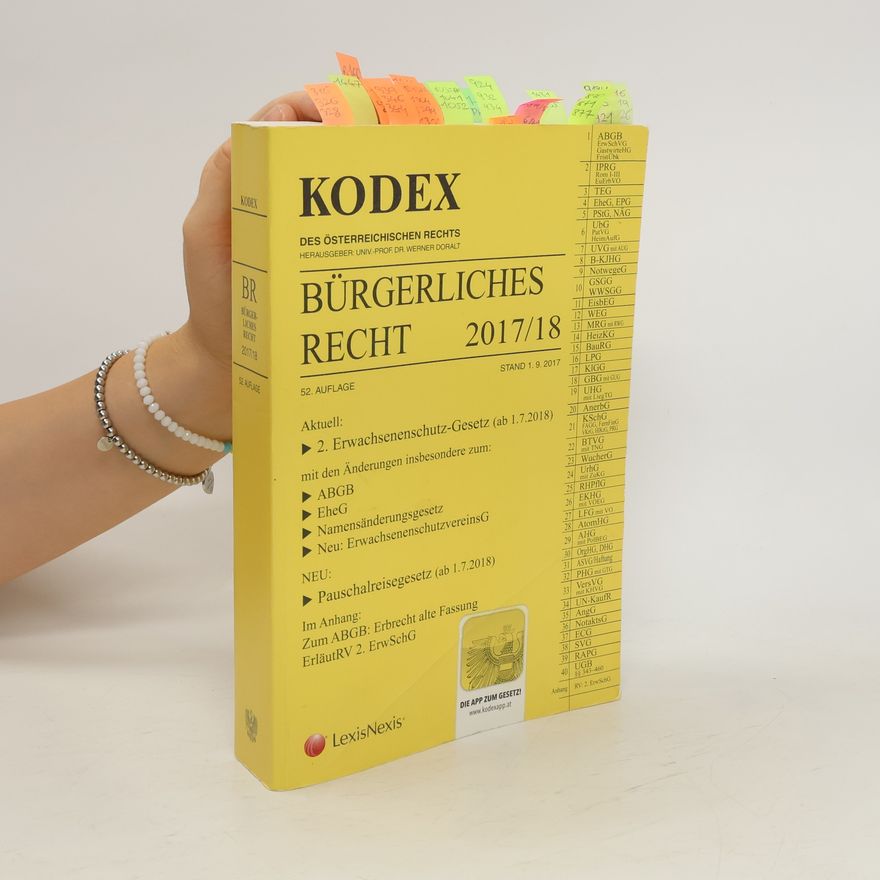 Franz [Herausgeber] Mohr KODEX Bürgerliches Recht 2017/18