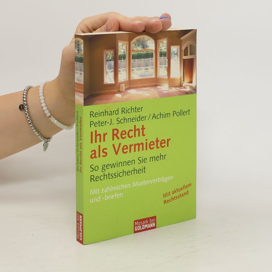 Reinhard Richter Ihr Recht als Vermieter