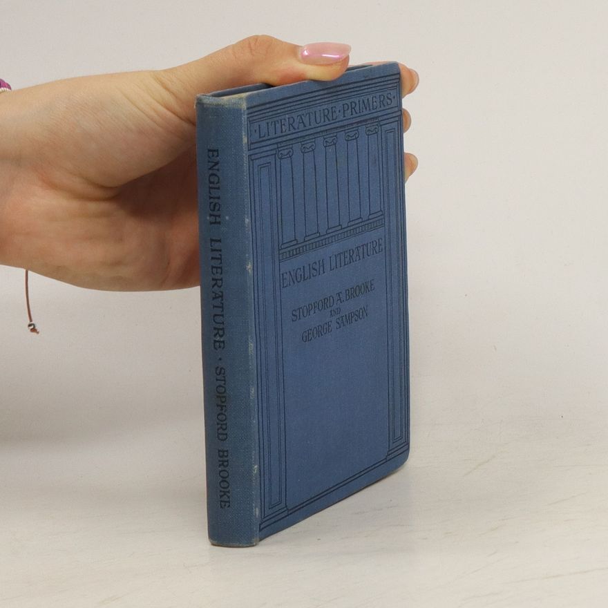 Stopford A. Brooke English Literature (Reprint)