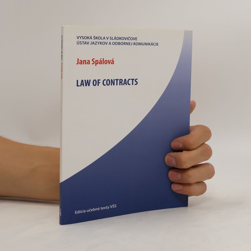 Jana Spálová Law of Contracts