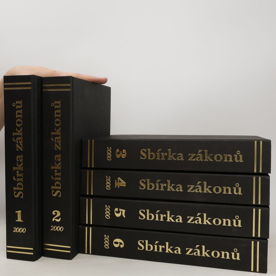 Kolektiv autorů Sbírka zákonů 2000 1-5