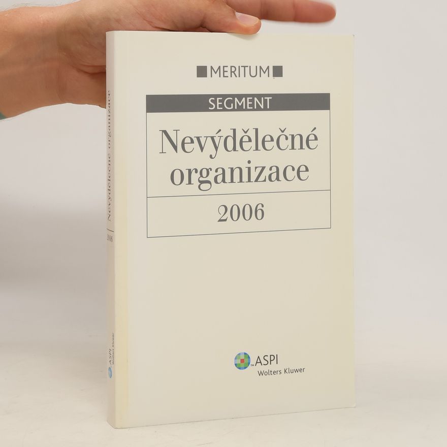 Kolektiv autorů Nevýdělečné organizace 2006