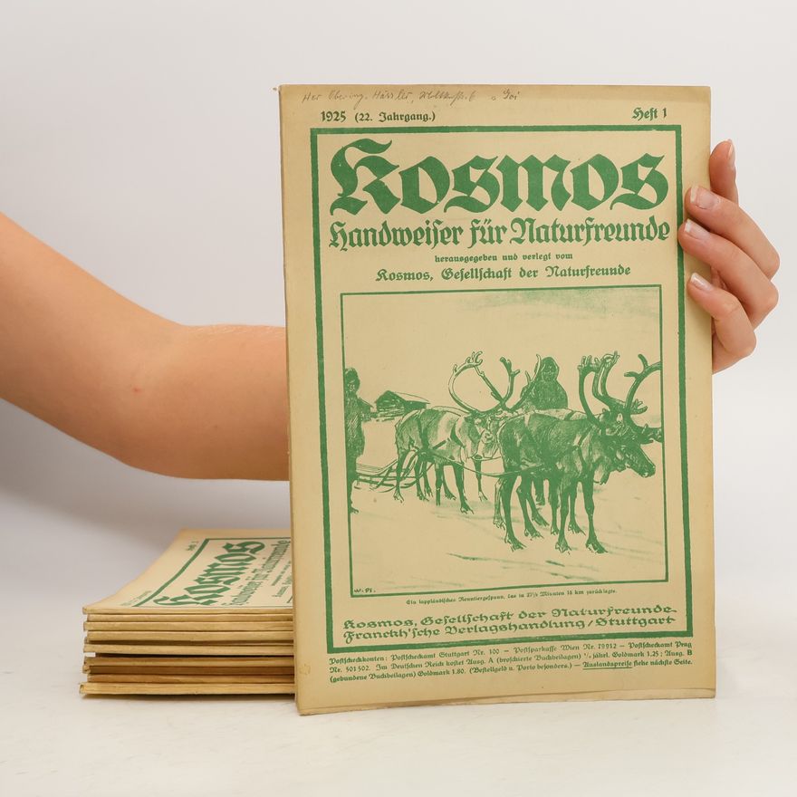 Collectif d'auteurs Kosmos 1-12/1925. Handweiser für Naturfreunde