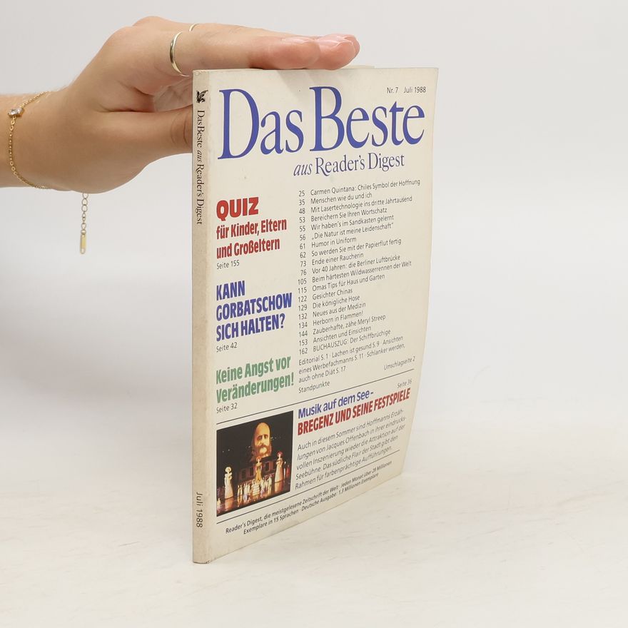 Autorenkollektiv Das Beste aus Reader's Digest 7/1988