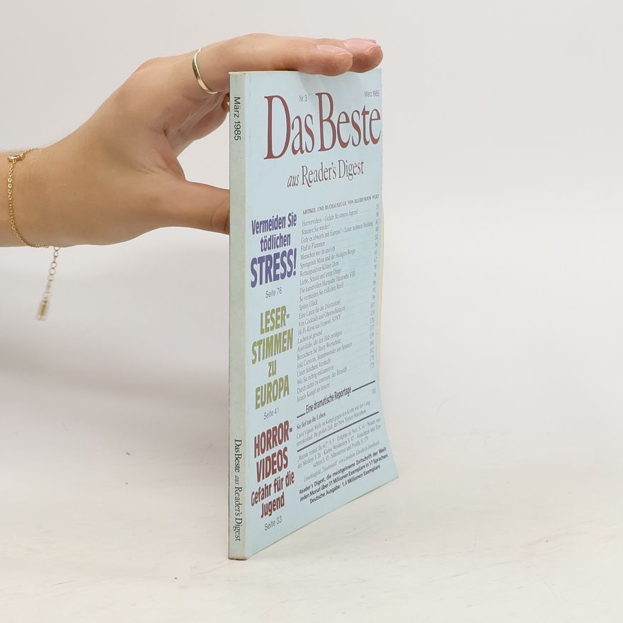 Autorenkollektiv Das Beste aus Reader's Digest 3/1985