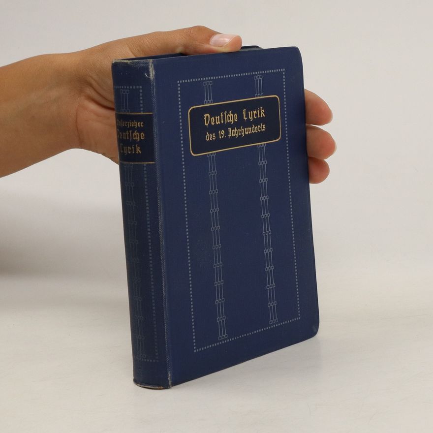 Ernst Wasserzieher Deutsche Lyrik des 19. Jahrhunderts