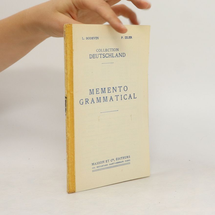 L. Bodevin Memento Grammatical