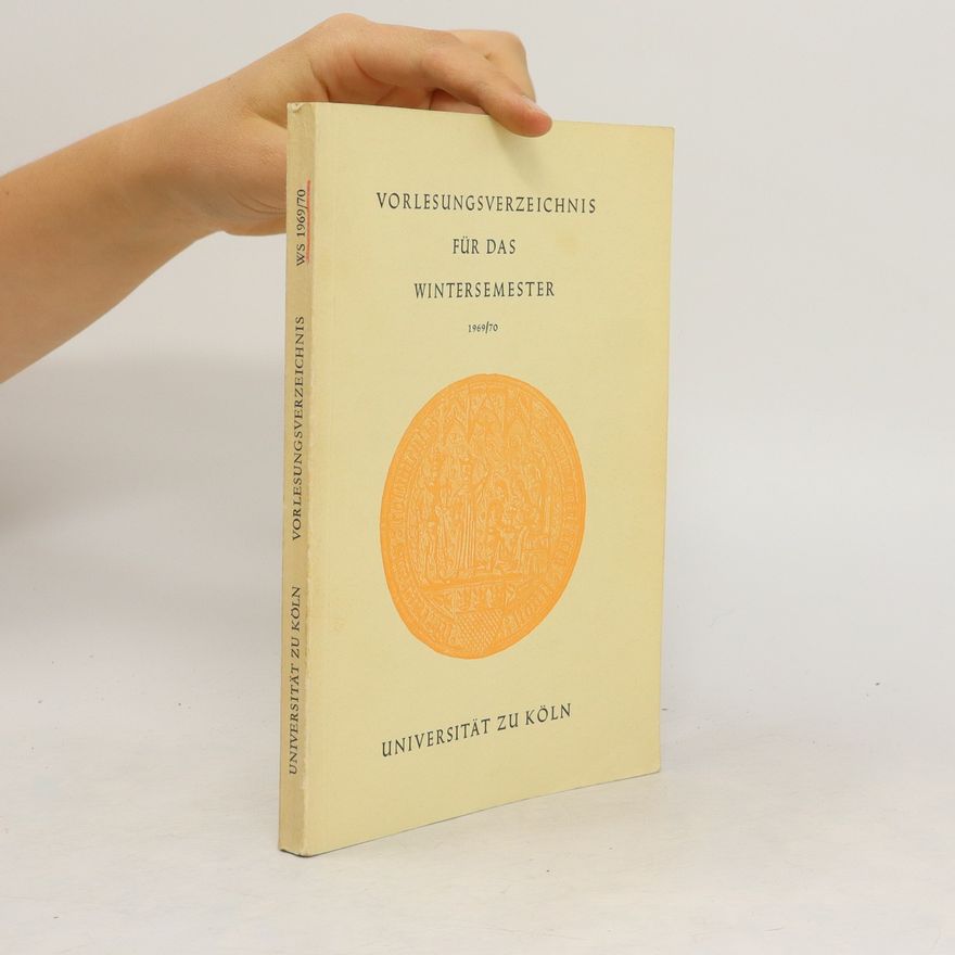Autorenkollektiv Vorlesungsverzeichnis für das Wintersemester 1969/70