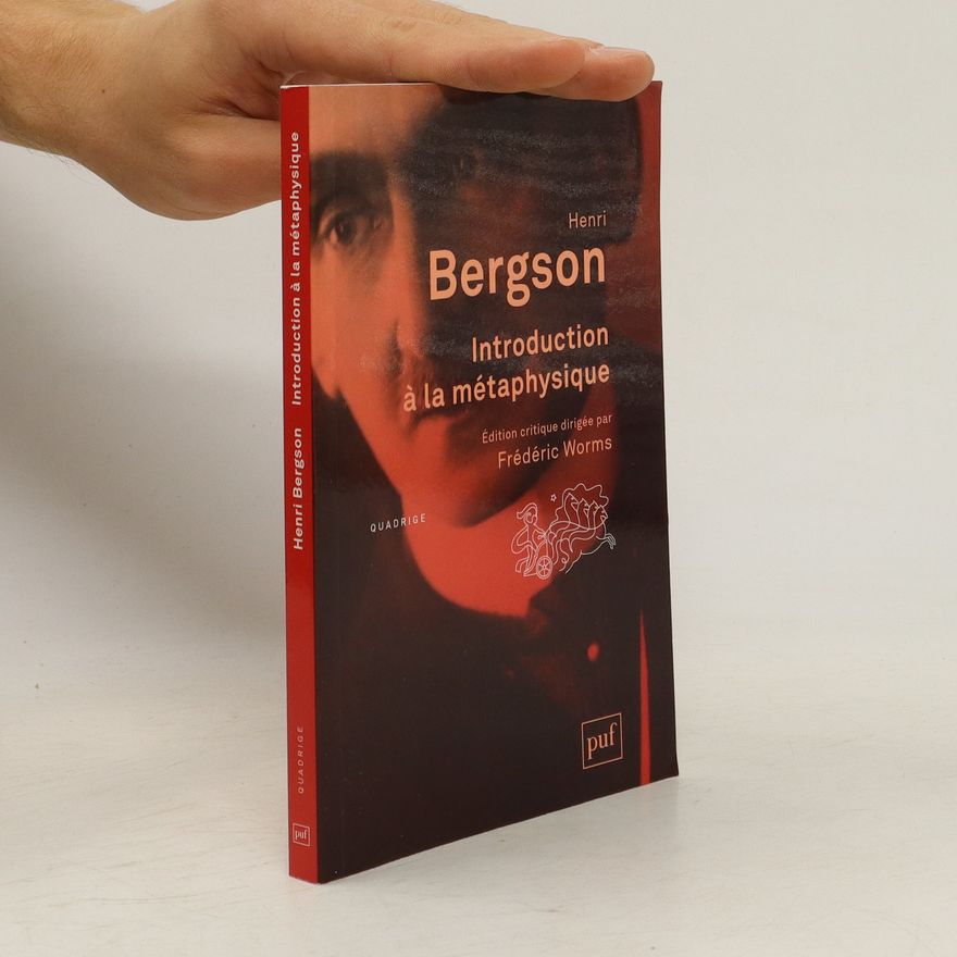 Henri Bergson Introduction à la métaphysique