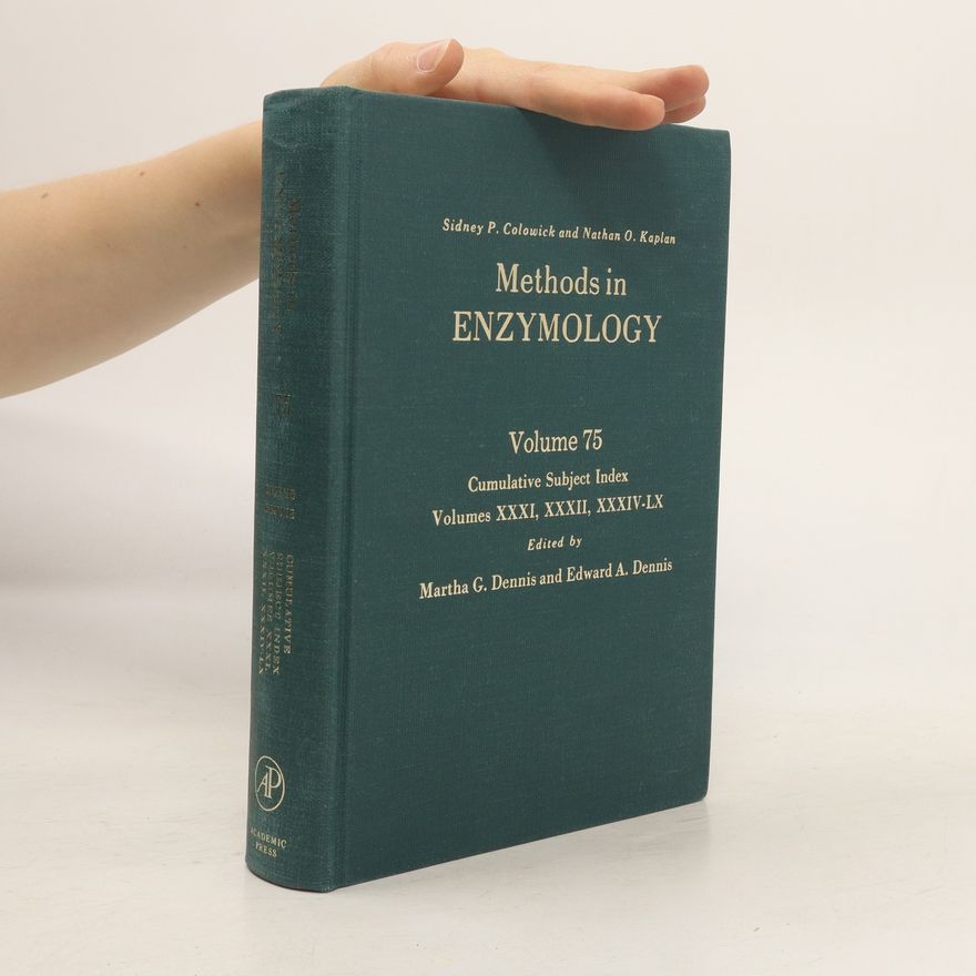 Martha G Dennis Methods in Enzymology 75. Cumulative Sujbect Index
