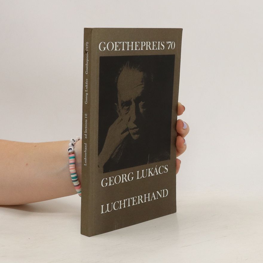 Georg Lukács Goethepreis '70