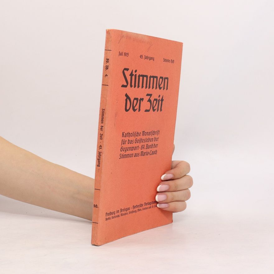 Autorenkollektiv Stimmen der Zeit 7/1915