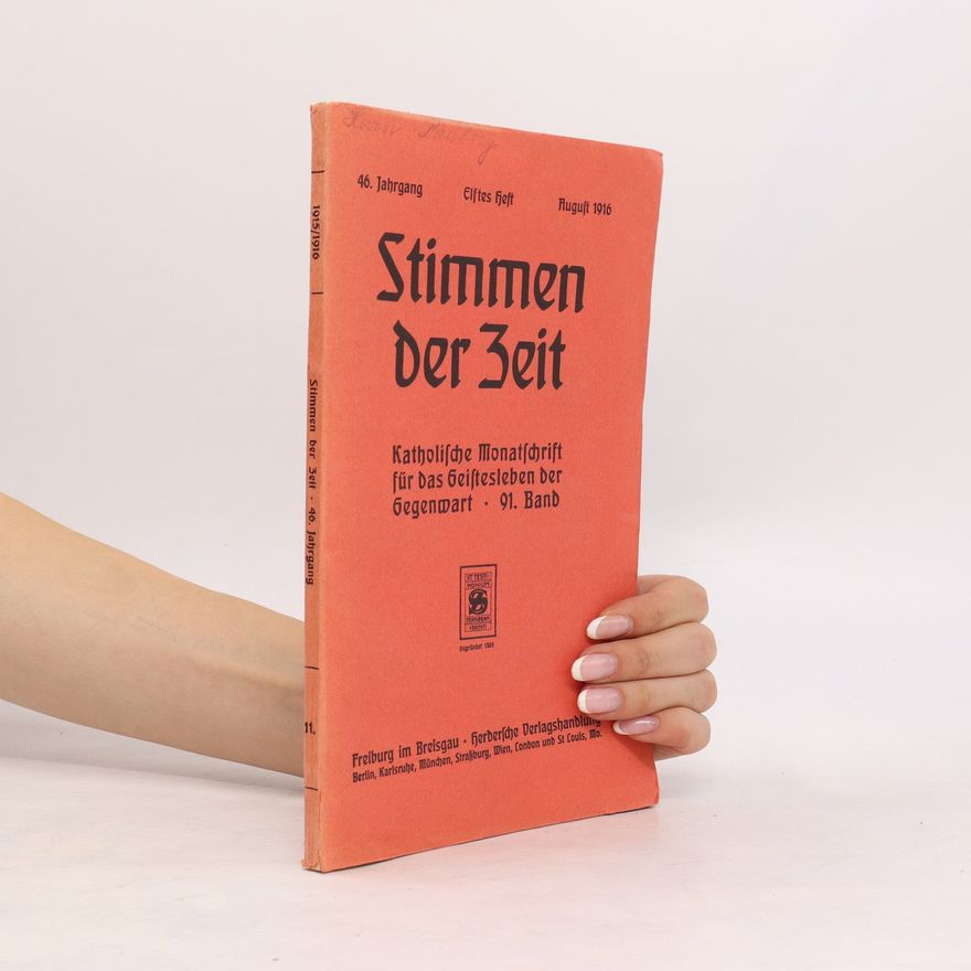 Kolektiv autorů Stimmen der Zeit 11/1916