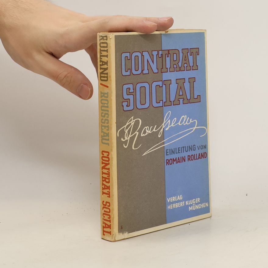 Jean-Jacques Rousseau Contrat Social