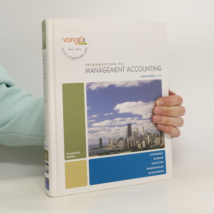 Charles Thomas Horngren Introduction to Management Accounting