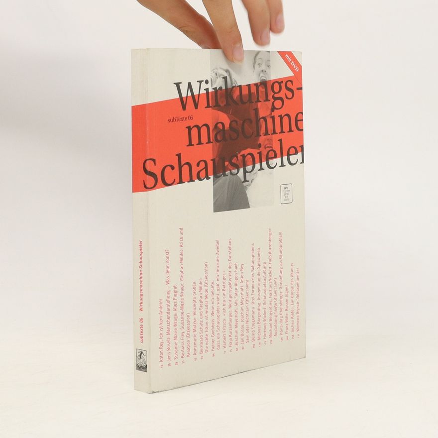 Anton Rey Wirkungsmaschine Schauspieler
