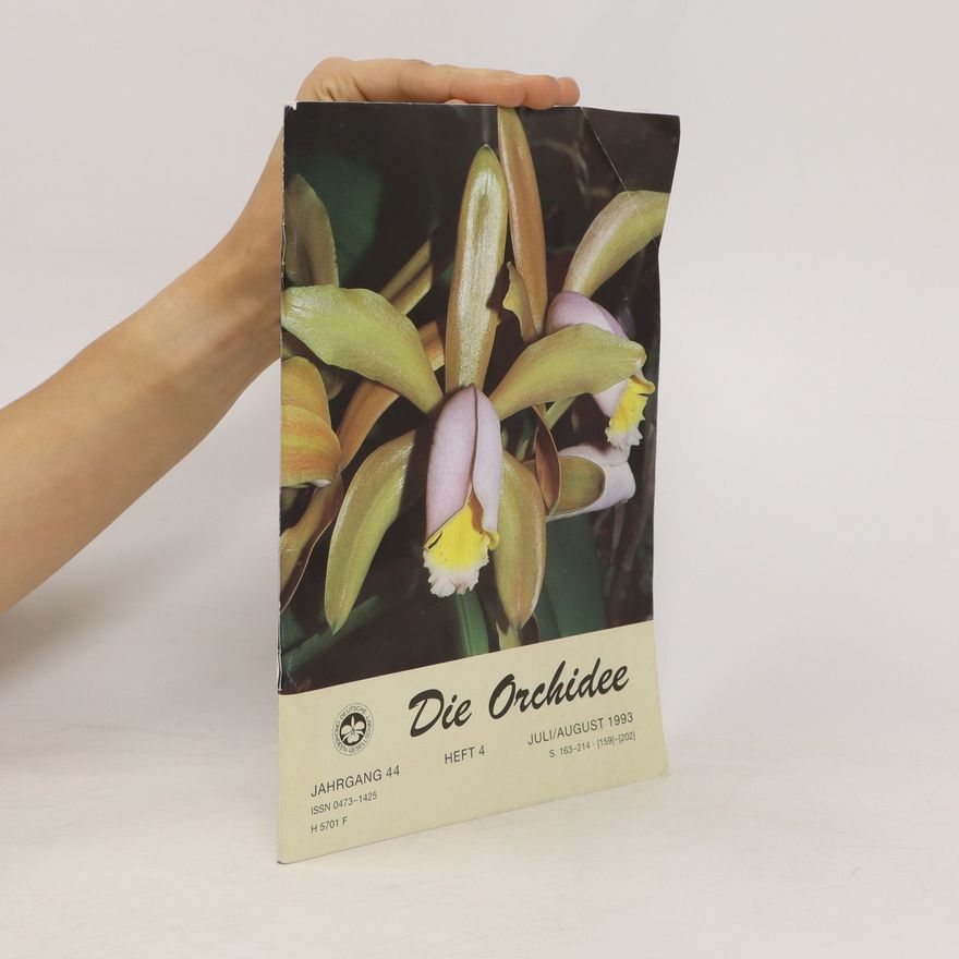 Autorenkollektiv Die Orchidee: Jahrgang 44, Heft 4, Juli/August 1993