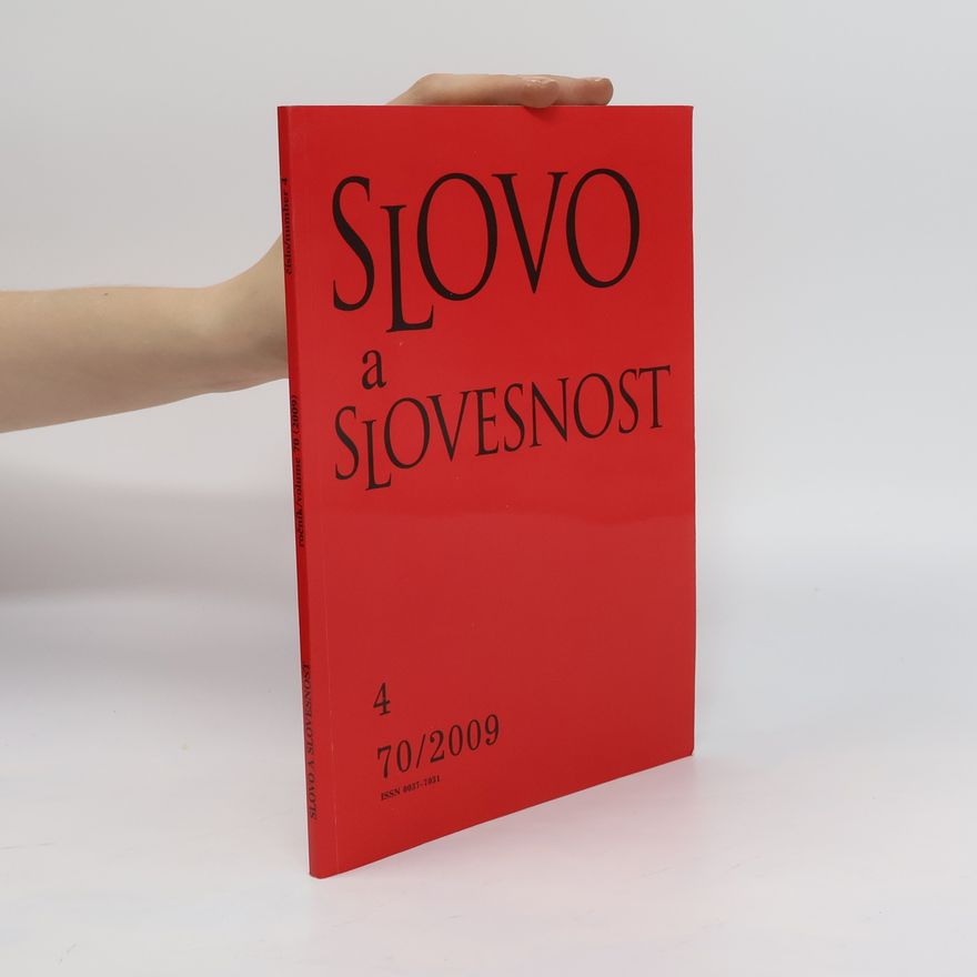 Kolektiv autorů Slovo a slovesnost : časopis pro otázky teorie a kultury jazyka 83/2022