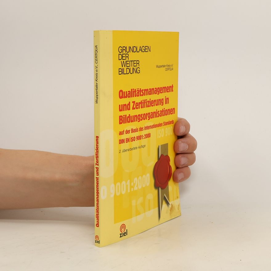 Katrin Klüber Qualitätsmanagement und Zertifizierung in Bildungsorganisationen auf der Basis des internationalen Standards DIN EN ISO 9001:2000