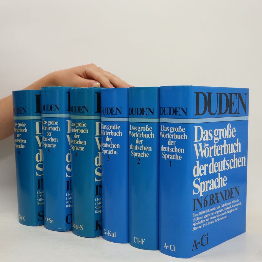 Günther Drosdowski Duden. Das große Wörterbuch der deutschen Sprache 1-6