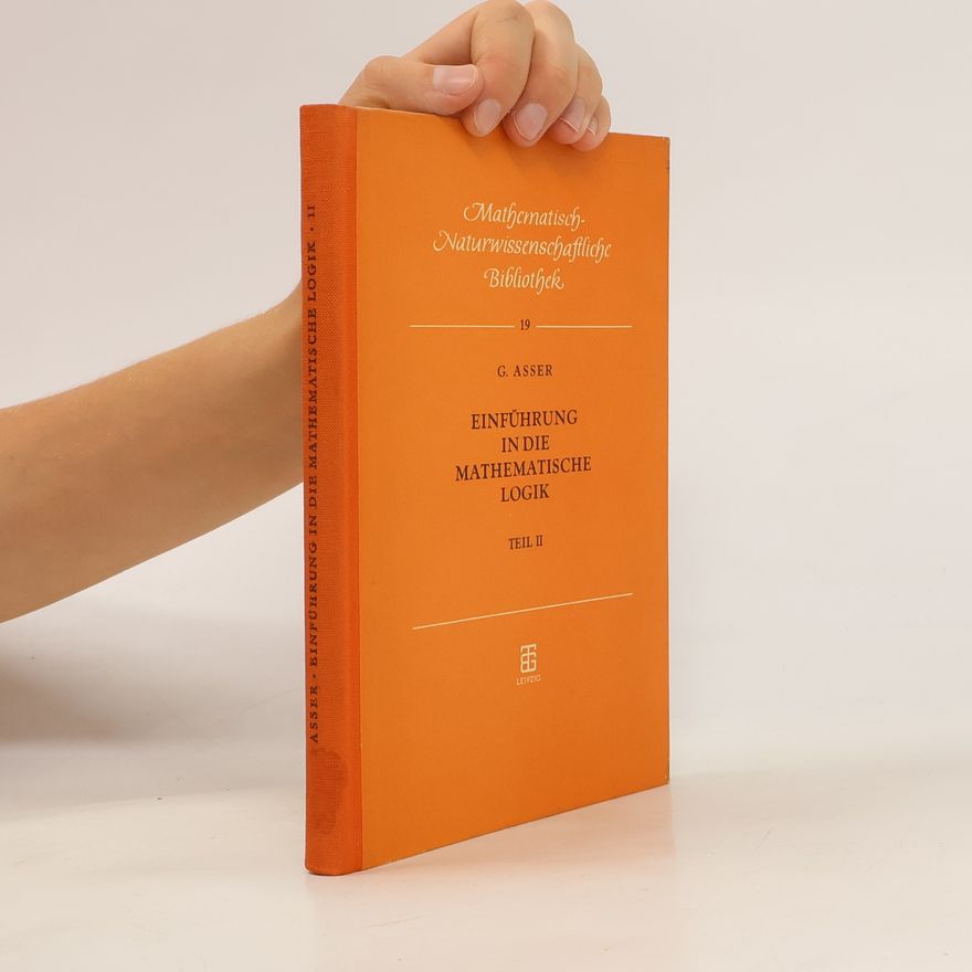 Gu nter Asser Einführung in die mathematische Logik II