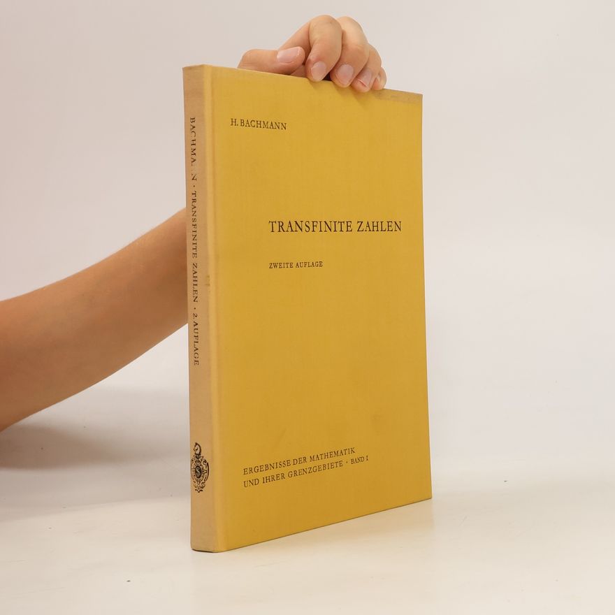 Gerhard H. Bachmann Transfinite Zahlen. zweite auflage