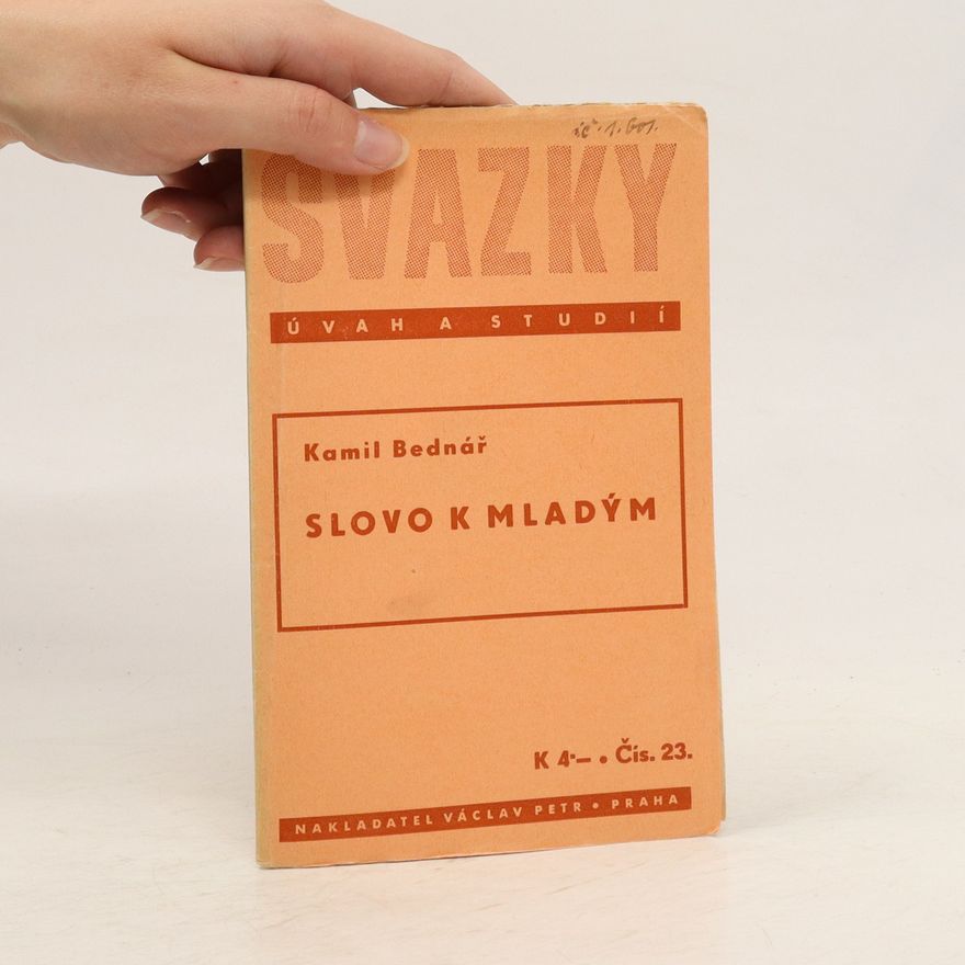 Kamil Bednář Slovo k mladým