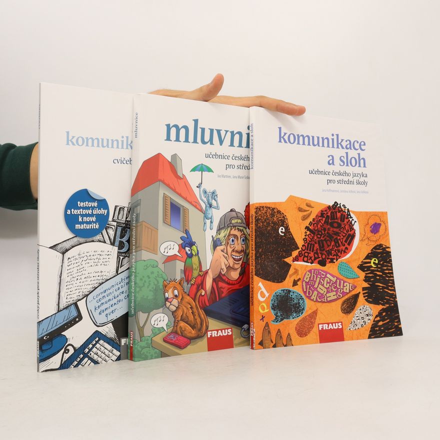 Kolektív autorov Učebnice českého jazyka pro střední školy. Mluvnice. Komunikace a sloh. Cvičebnice mluvnice, komunikace a sloh.