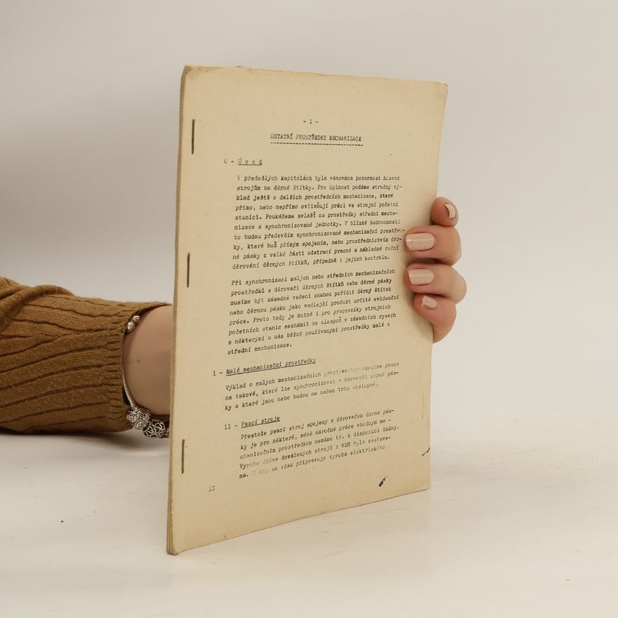 Various authors Ostatní prostředky mechanizace