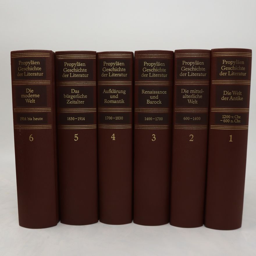 Various authors Propyläen Geschichte der Literatur 1 - 6