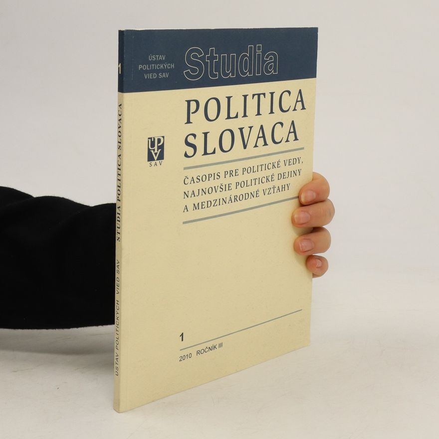 Kolektív autorov Studia politica Slovaca 1/2010