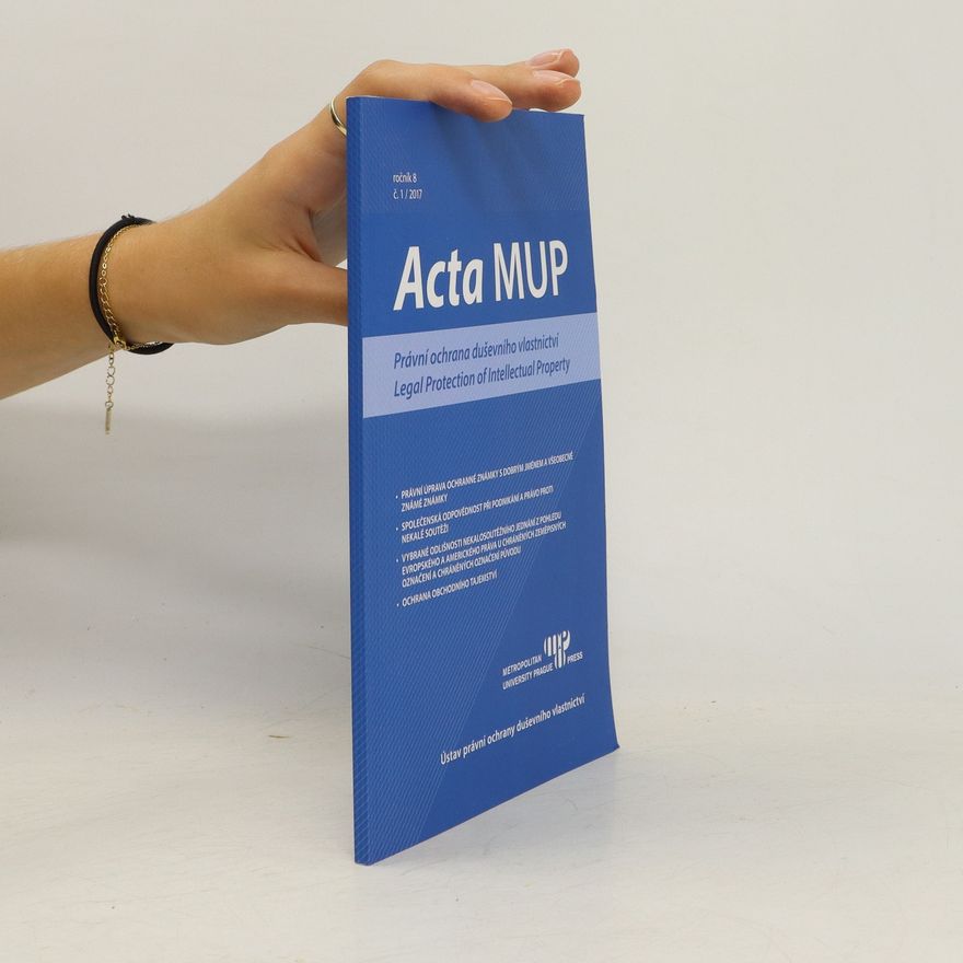 Kolektiv autorů Acta MUP 1/2017