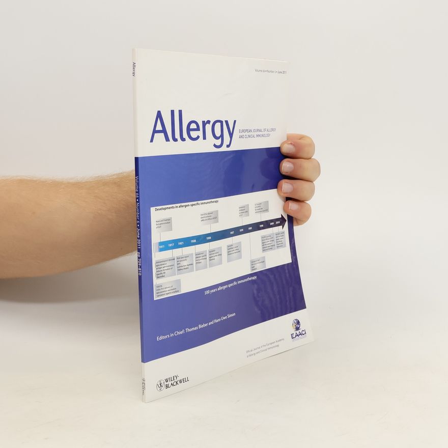 Kolektiv autorů Allergy. European Journal of Allergy and Clinical Immunology 6/2011