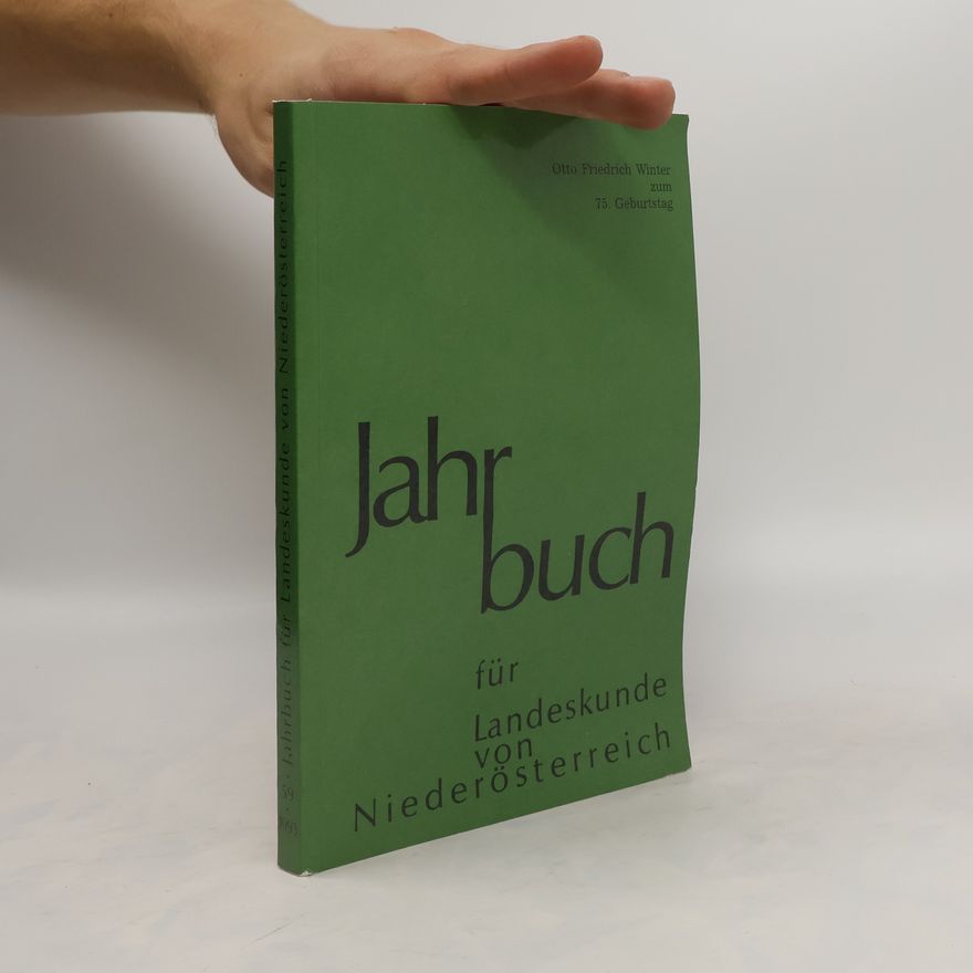 Autorenkollektiv Jahrbuch für Landeskunde von Niederösterreich