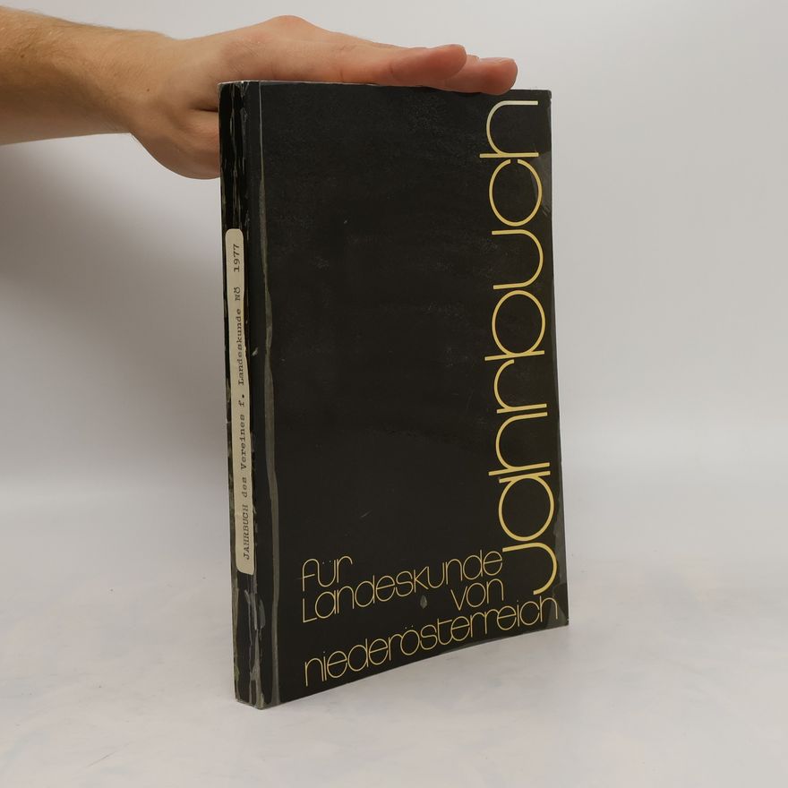 Autorenkollektiv Jahrbuch für Landeskunde von Niederösterreich 1977