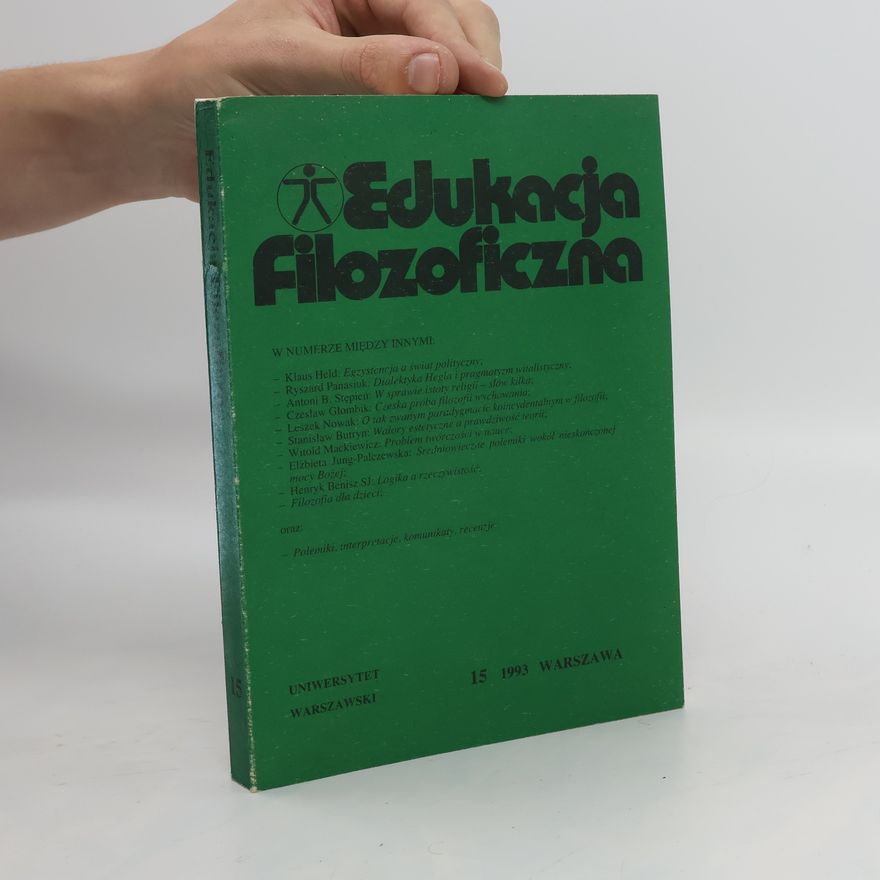 Autorenkollektiv Edukacja filozoficzna 15/1993