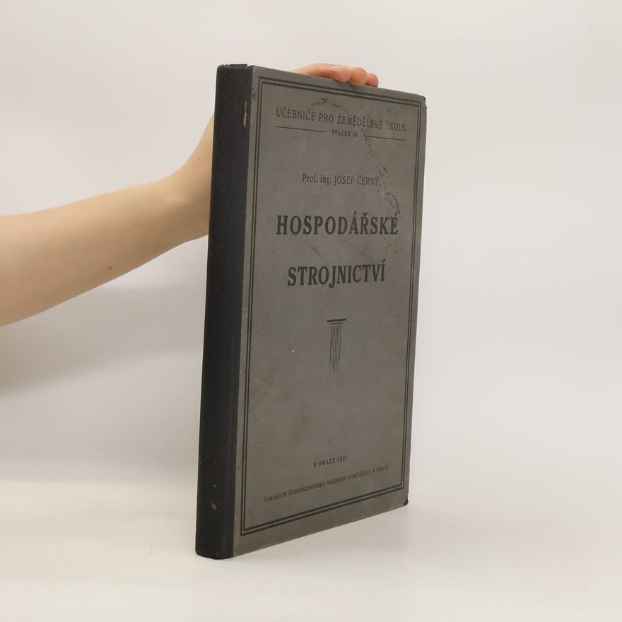 Josef Černý Hospodářské strojnictví