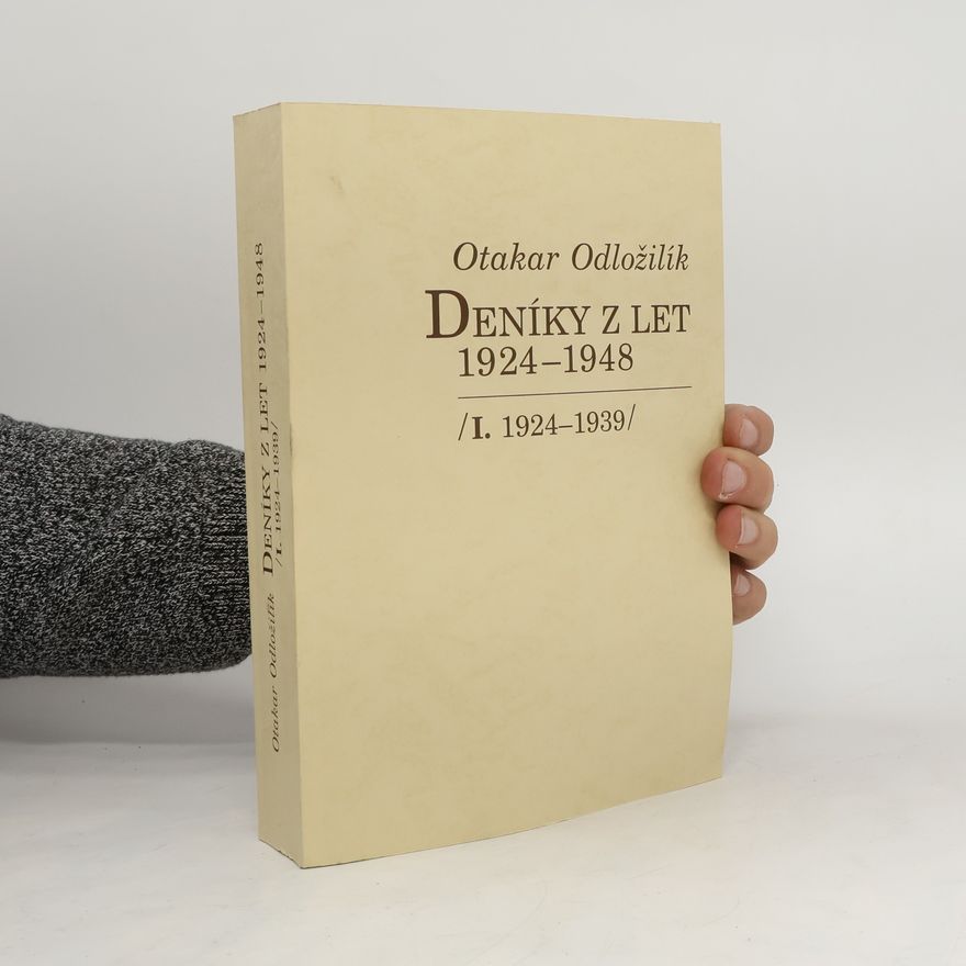 Otakar Odložilík Deníky z let 1924–1948