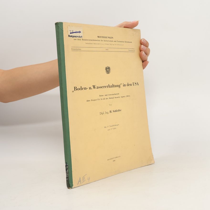 H. Schleifer "Boden u. Wasserhaltung" in den USA