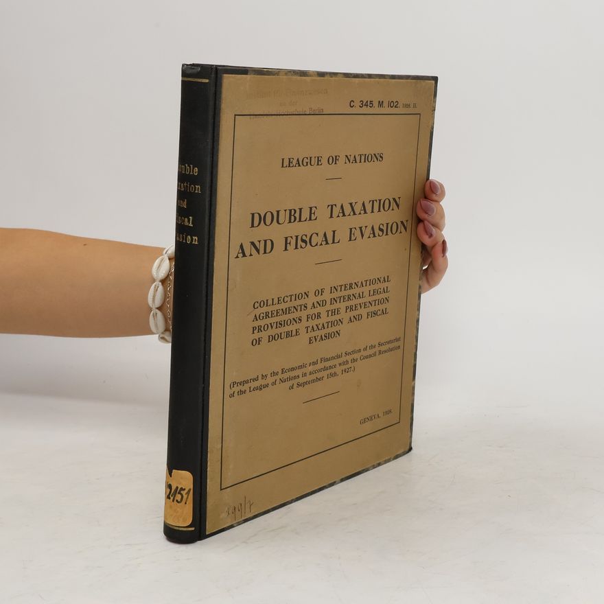 Various authors Double Taxation and Fiscal Evasion