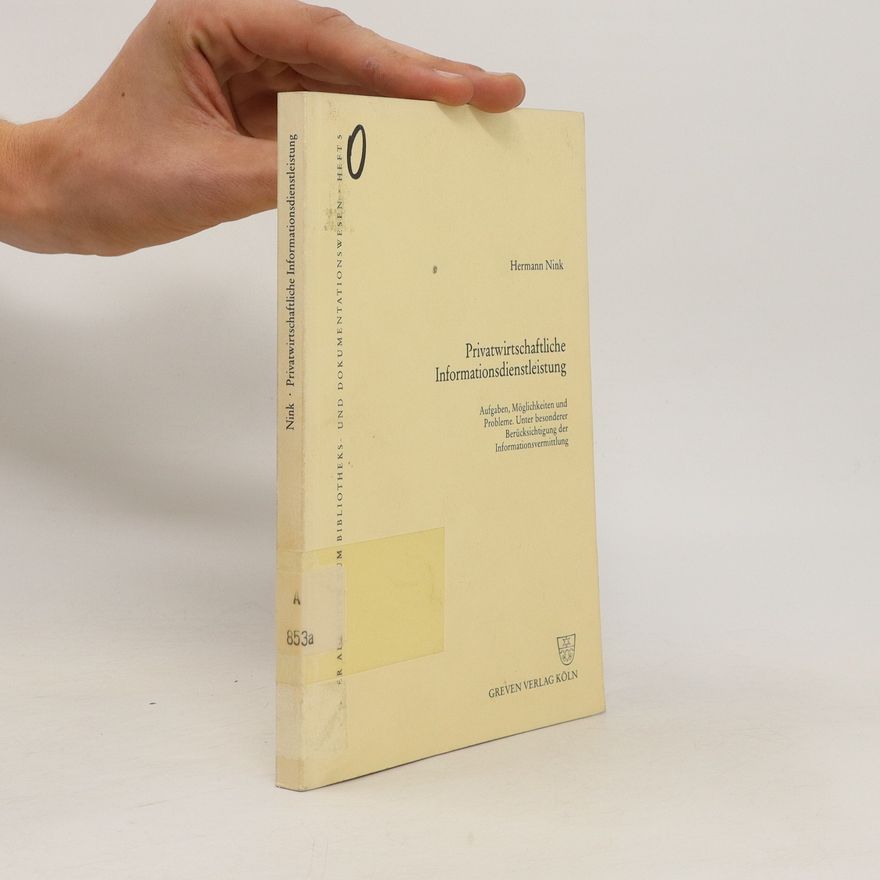 Hermann Nink Privatwirtschaftliche Informationsdienstleistung