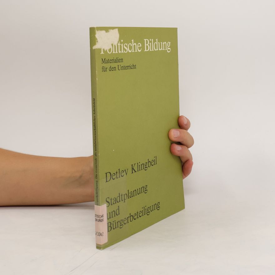 Detlev Klingbeil Stadtplanung und Bürgerbeteiligung