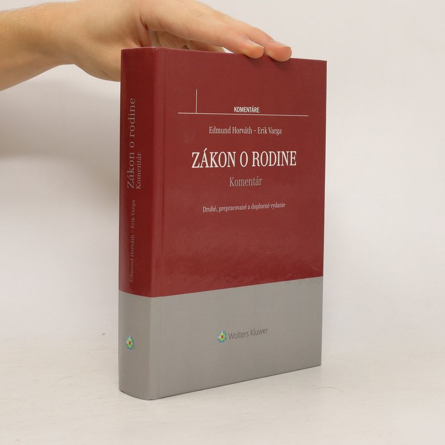 Edmund Horváth Zákon o rodine - komentár