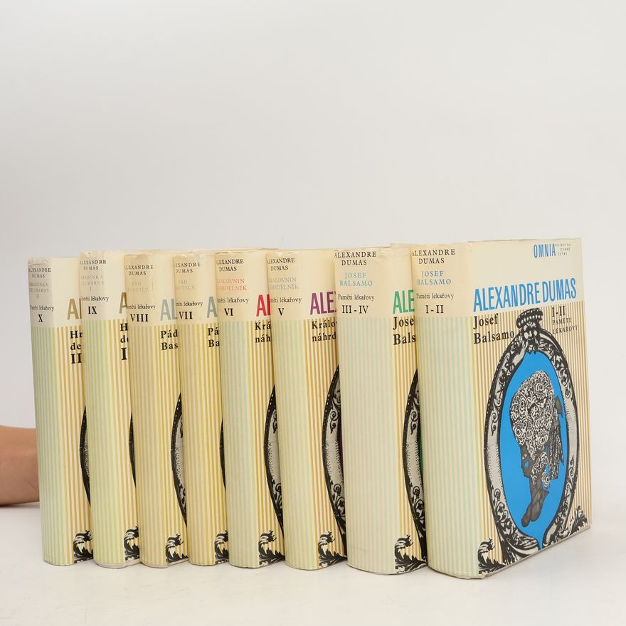 Alexandre Dumas der Ältere Paměti lékařovy (8.svazků)