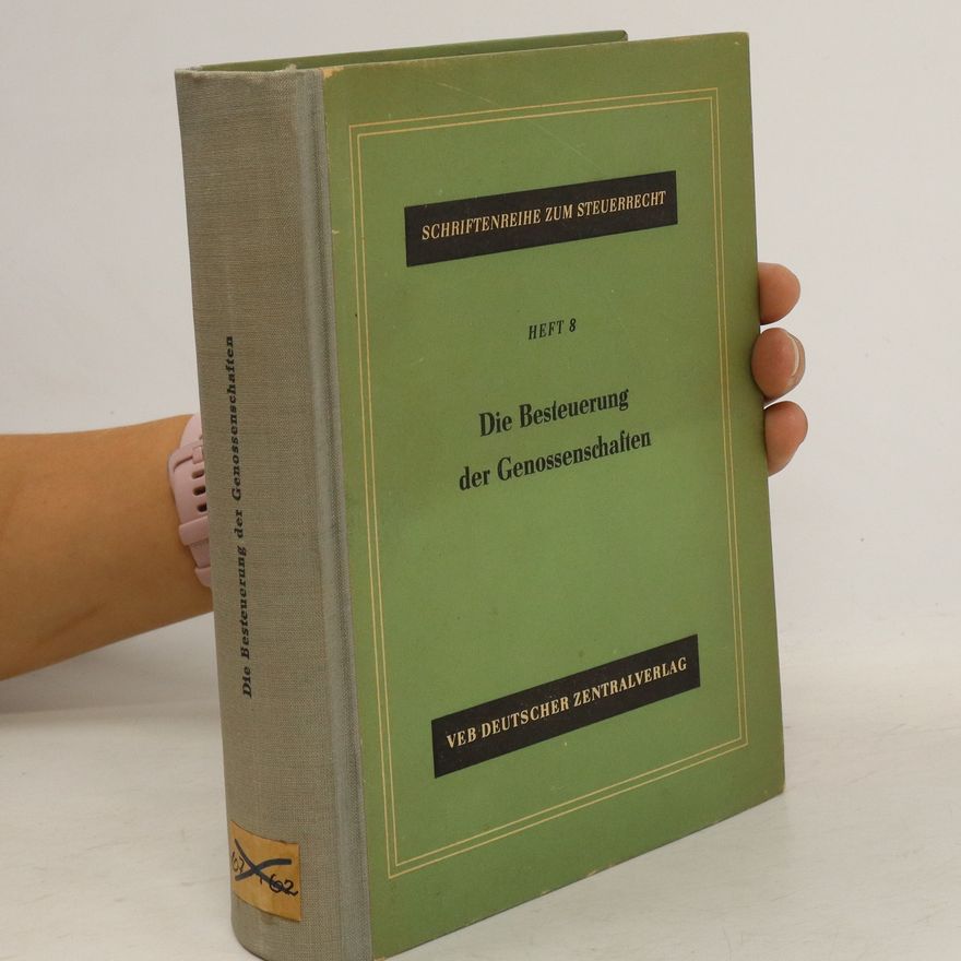 Kurt Zülow Die Besteuerung der Genossenschaften