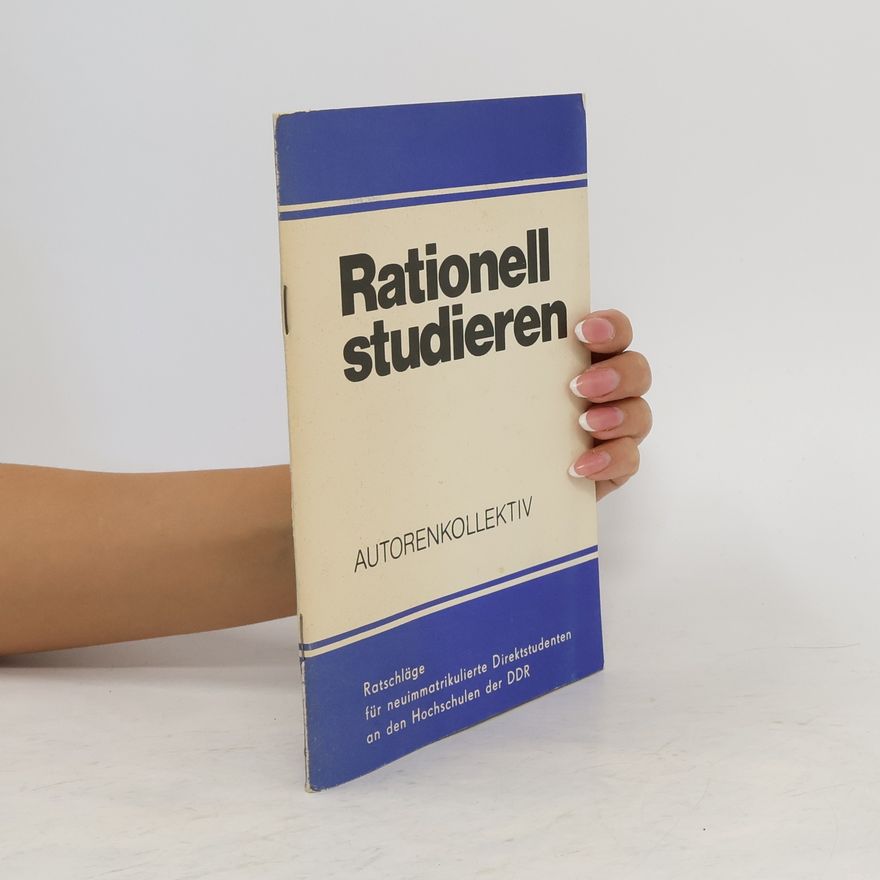 Kolektiv autorů Rationell studieren